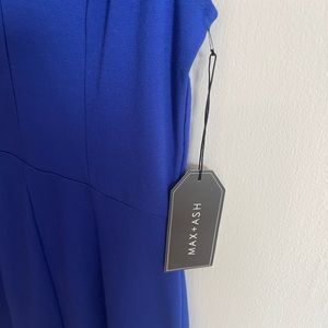 NWT Max & Ash Royal Blue Cocktail Dress Size XS